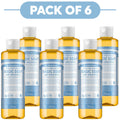 Dr. Bronner's Baby Unscented 18-in-1 Pure-Castile Liquid Soap 240ml Pack of 6