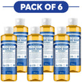 Dr. Bronner's Peppermint 18-in-1 Pure-Castile Liquid Soap 240ml Pack of 6