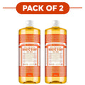 Dr. Bronner's Tea Tree 18-in-1 Pure-Castile Liquid Soap 945ml Pack of 2