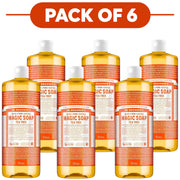 Dr. Bronner's Tea Tree 18-in-1 Pure-Castile Liquid Soap 945ml Pack of 6