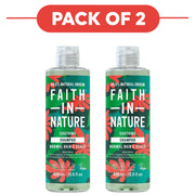 Faith In Nature Aloe Vera Soothing Shampoo 400ml Pack of 2