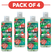 Faith In Nature Aloe Vera Soothing Shampoo 400ml Pack of 4
