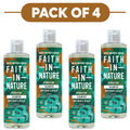 Faith In Nature Coconut Hydrating Shampoo 400ml Pack of 4