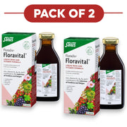 Floradix Floravital Liquid Iron & Vitamin Formula 250ml Pack of 2