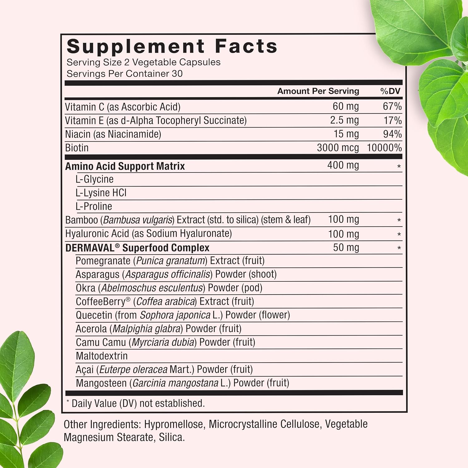 Force Factor Collagen Boosting Superfoods – 60 Vegetable Capsules