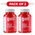 Goli Nutrition Apple Cider Vinegar Gummies 120 Count Pack of 2