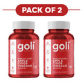 Goli Nutrition Apple Cider Vinegar Gummies 60 Count Pack of 2