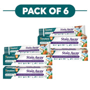 Himalaya Stain Away Herbal Toothpaste 75ml Pack of 6