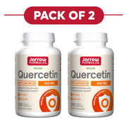 Jarrow Formulas Quercetin 500mg 200 Veggie Capsules Pack of 2