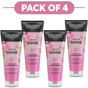 John Frieda Vibrant Shine Colour Shine Conditioner 250ml Pack of 4