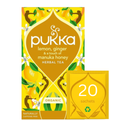 Pukka Organic Lemon, Ginger & Manuka Honey Herbal Tea 34g - 20 Sachets