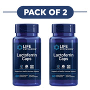 Life Extension Lactoferrin 60 Vegetarian Capsules Pack of 2