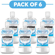 Listerine Advanced White Milder Taste Mouthwash 500ml Pack of 6