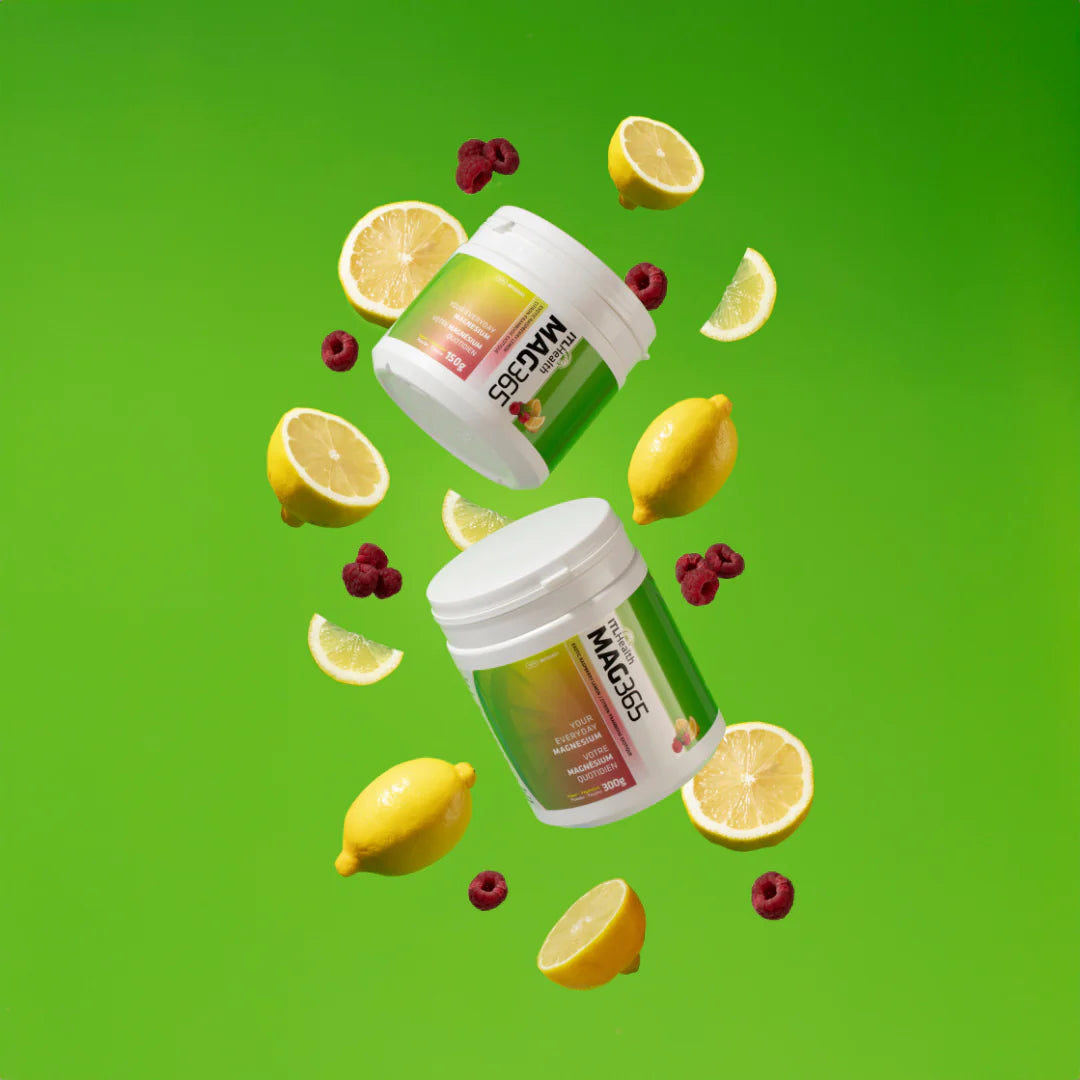 MAG365 Ionic Magnesium Powder, Exotic Raspberry Lemon - 150g & 300g