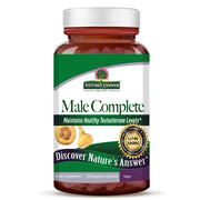Nature’s Answer Male Complete Herbal Food Supplement 120 vegan capsules bottle front view