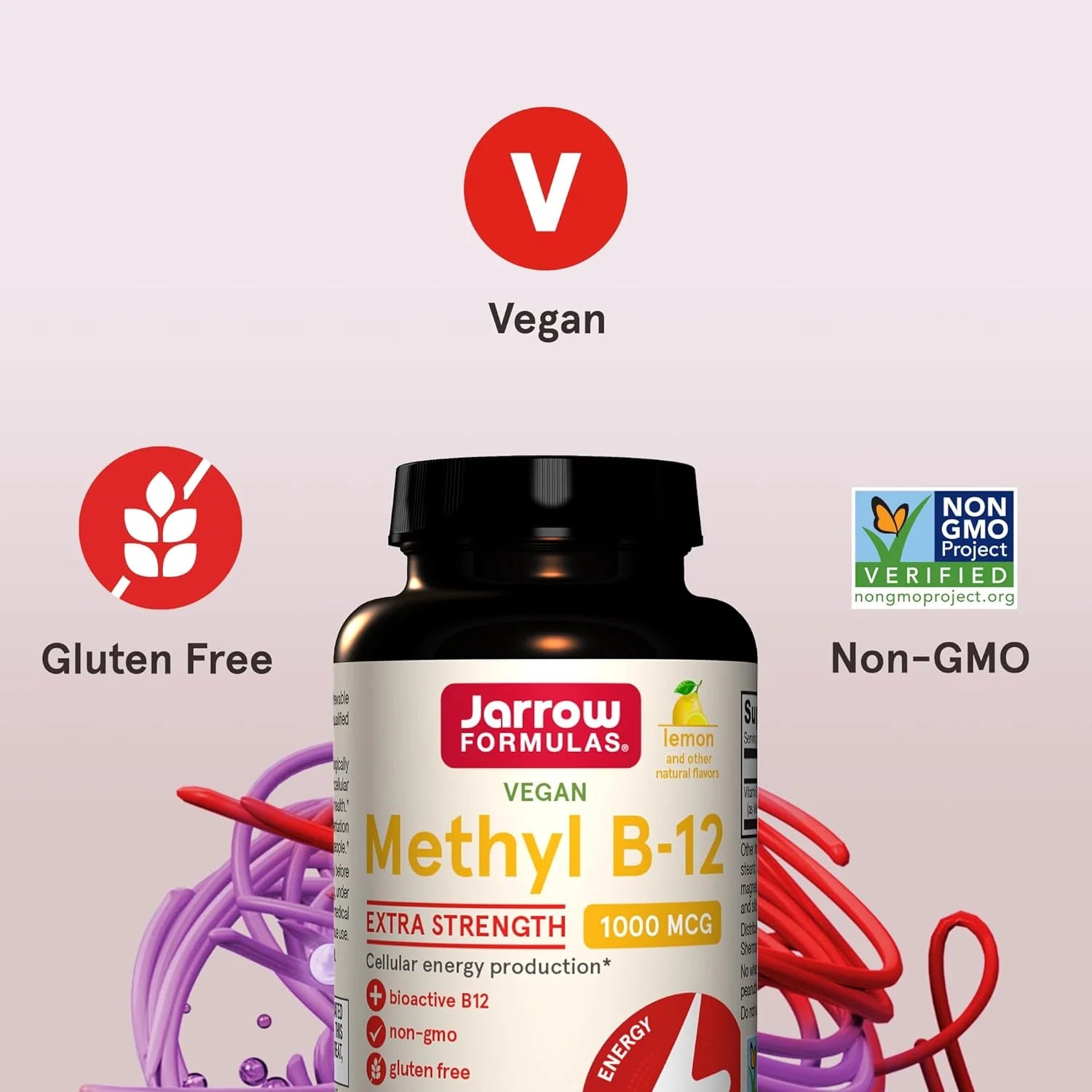 Jarrow Formulas Methyl B-12 1000mcg Chewable Tablets - 100 Count