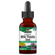 Nature’s Answer Milk Thistle Alcohol-Free Liquid Extract 60ml bottle front view on a white background