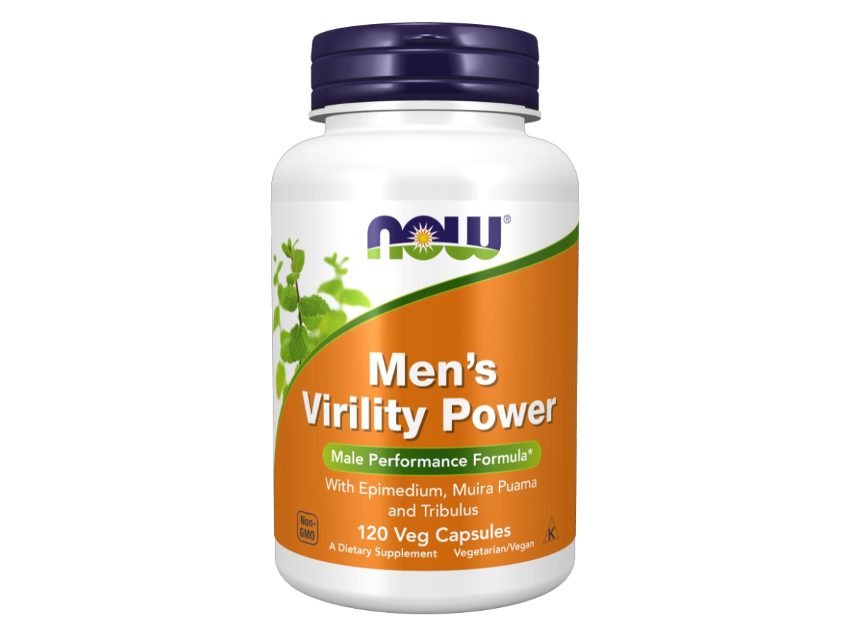 NOW Men's Herbal Vitality Veg Capsules with Maca & Ginseng