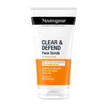 Neutrogena Clear & Defend Scrub Viso 150ml - Esfoliante con 2% Acido Salicilico