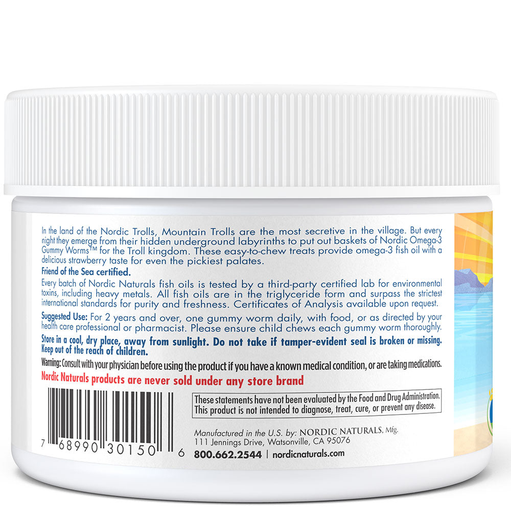 Nordic Omega-3 Gummy Worms