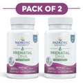 Nordic Naturals Prenatal DHA Plant-Based 500mg 60 Soft Gels Pack of 2
