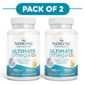 Nordic Naturals Ultimate Omega-D3 - 1280mg Omega-3 + 1000 UI D3 - softgel al limone