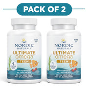 Nordic Naturals Ultimate Omega Teen Strawberry 60 Mini Soft Gels Pack of 2