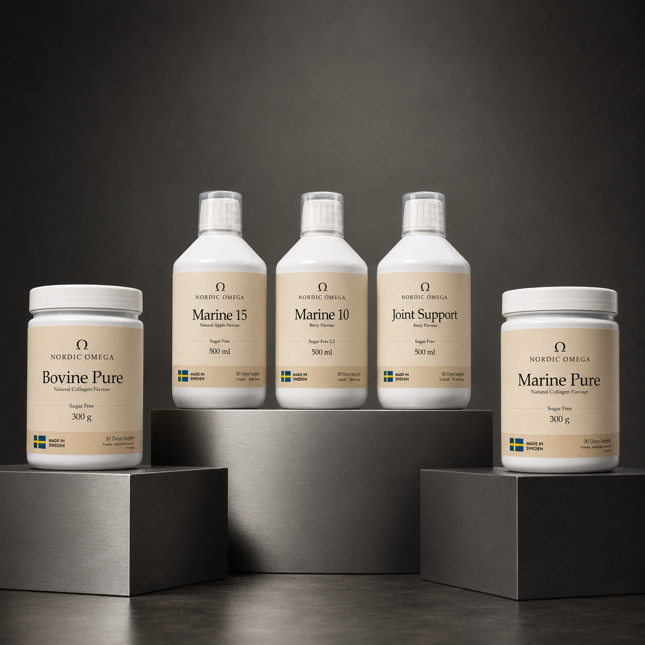 Nordic Omega Joint Support Liquid Collagen Sugar Free Berry Flavour 500ml & other variant ranges