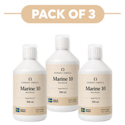 Nordic Omega Marine Collagen 10 Sugar Free Berry 500ml Pack of 3