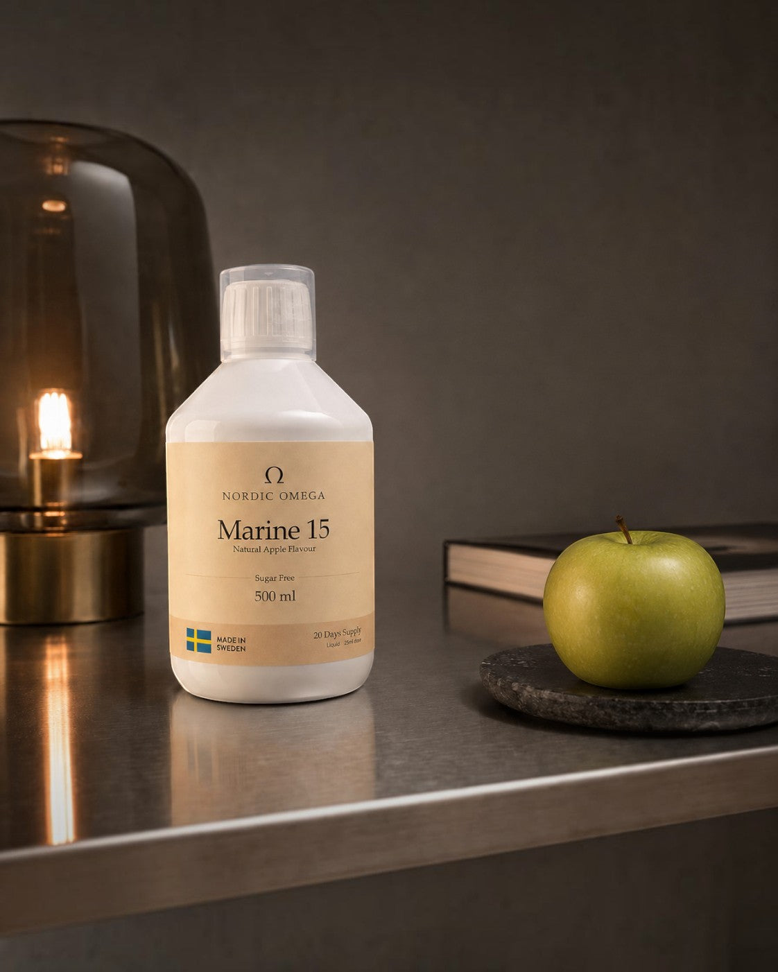 Nordic Omega Marine Collagen 15 Sugar Free Natural Apple Flavour 500ml bottle