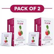 NutraTea NutraFlow Acerola & Juniper Berry Herbal Tea 20 Tea Bags Pack of 2