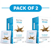 NutraTea NutraHead Willow Bark & Feverfew Herbal Tea 20 Tea Bags Pack of 2