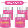 Nutriburst Biotin PowerPlus 2500mcg Strawberry Gummies 60 Count Pack of 4