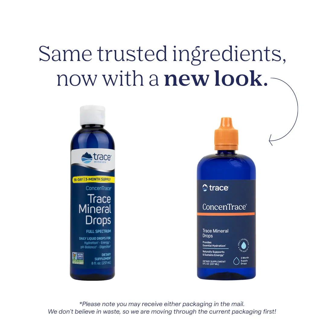 Trace Minerals ConcenTrace Trace Mineral Liquid Drops new look