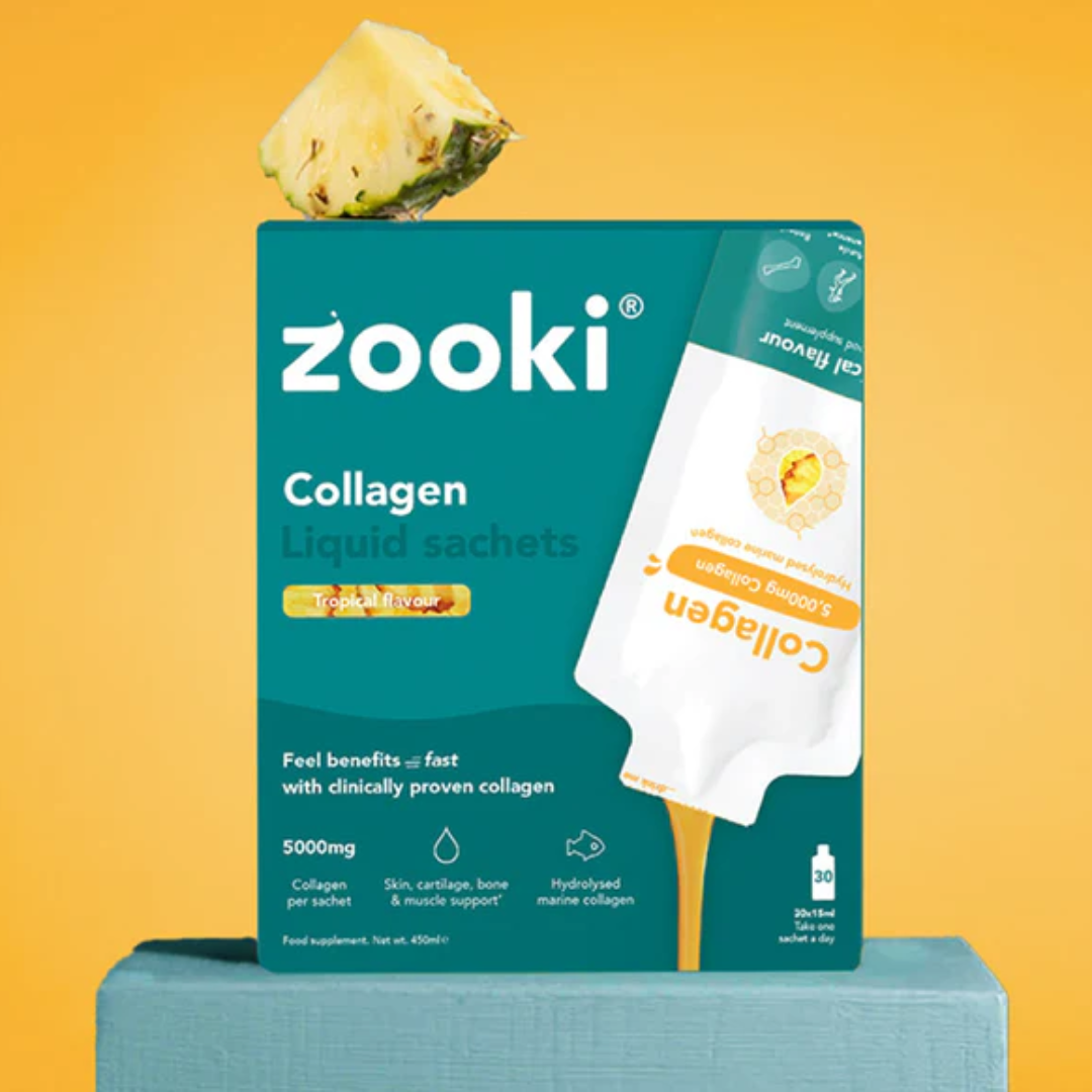Zooki Marine Collagen 5000mg Liquid Sachets Tropical 30 x 15ml