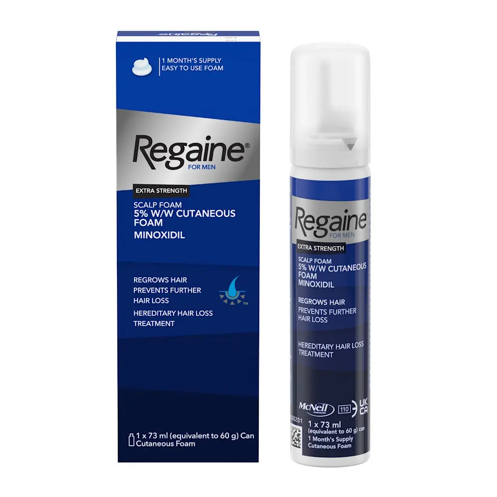 Regaine For Men Extra Strength Scalp Foam 5% Minoxidil 73ml