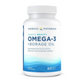Nordic Naturals Omega-3 + Olio di Borragine - Miscela EPA DHA & GLA - 60 Softgel