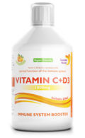 Vitamina C D3 zinco liquido Swedish Nutra arancia 500ml