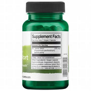 Swanson St. John's Wort Herb 375 mg - 60 Vegan Capsules Supplement facts label for St. John's Wort botanical showing ingredient source.