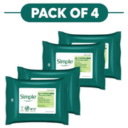 Simple Kind to Skin Age Resisting Cleansing Wipes 20 Wipes Pack of 4