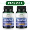 Swanson Apigenin 50mg 90 Vegan Capsules Pack of 2