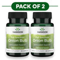 Swanson Full Spectrum Onion Bulb 400mg 60 Capsules Pack of 2