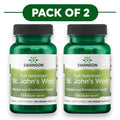 Swanson Erba di Iperico 375mg 60 Capsule Vegane Confezione da 2