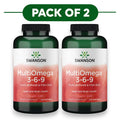 Swanson MultiOmega 3-6-9 Olio di lino, pesce e borragine 120 softgel confezione da 2