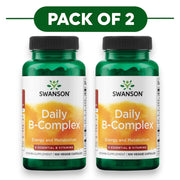 Swanson Daily B-Complex 100 Veggie Capsules Pack of 2