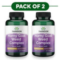 Swanson Complesso Horny Goat Weed 120 Capsule Confezione da 2
