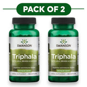 Swanson Triphala Formula Amla Behada Harada 100 Capsules Pack of 2