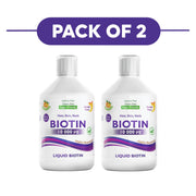 Swedish Nutra Biotin 10000ug Liquid Orange 500ml Pack of 2