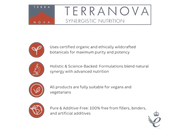 Terranova Microbiome Woman, vegetarian probiotic supplement capsule packaging, no flavour, 50 capsules, daily supplement use