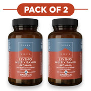 Terranova Living Multivitamin Woman 100 Vegetarian Capsules Pack of 2